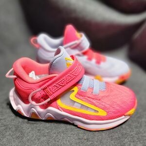 Nike Kids Sneakers - Pink and Yellow